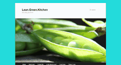 Desktop Screenshot of leangreenkitchen.com